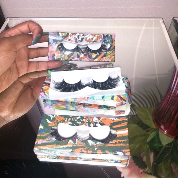 3 PAIRS REUSABLE MINK LASHES. 25MM DRAMATIC FULL. - Picture 5 of 5